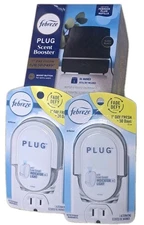 Febreze Plug Air Freshener Scent Booster Oil Diffuser Black Febreze Plugs X2 NIB