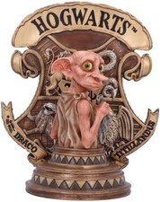 Officially Licensed Harry Potter Dobby Bookend, Gold, 20cm