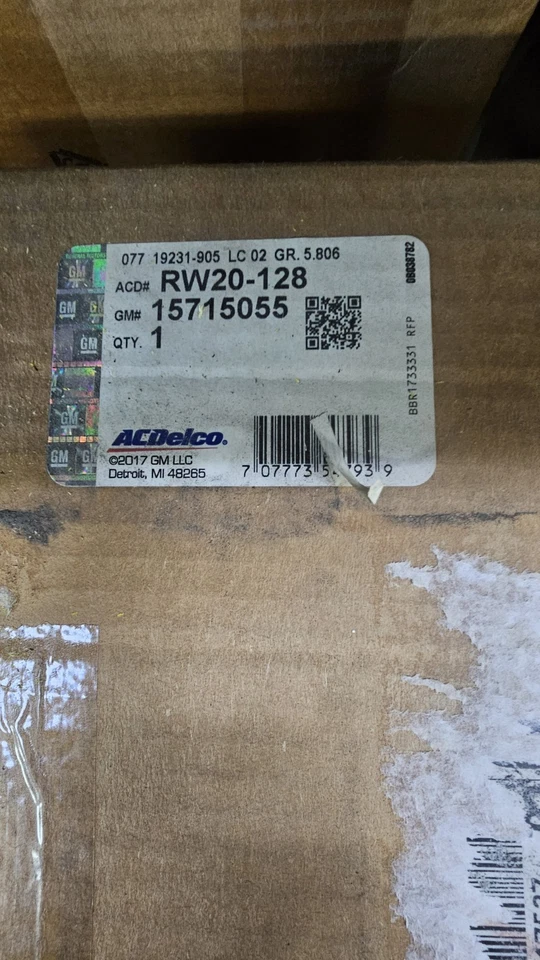 Buje de rueda trasera nuevo OEM GM 15715055 Chevrolet GMC Foto 3 de 4