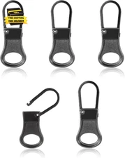 5Pcs Zipper Pull Replacement, Detachable Zipper Tab Zipper Pullers Repair Handle