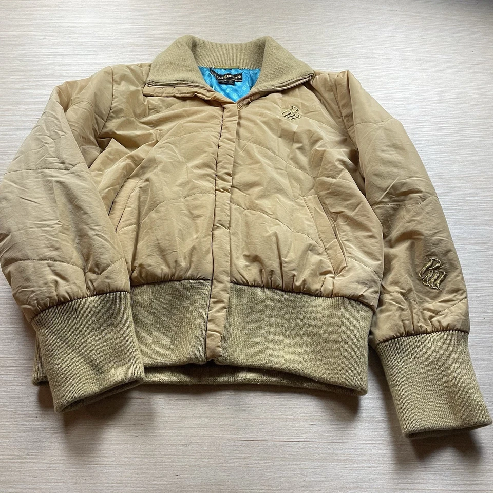 Y2K Vintage Rocawear Jacket Women’s Puffer Bling Rhinestone XL Gold - Image 2 of 4