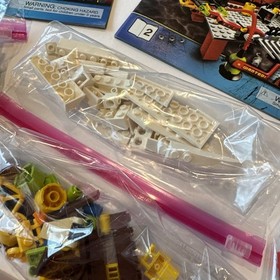 LEGO 5980 Space Police: Squidman's Pitstop -  Complete but NO DECALS