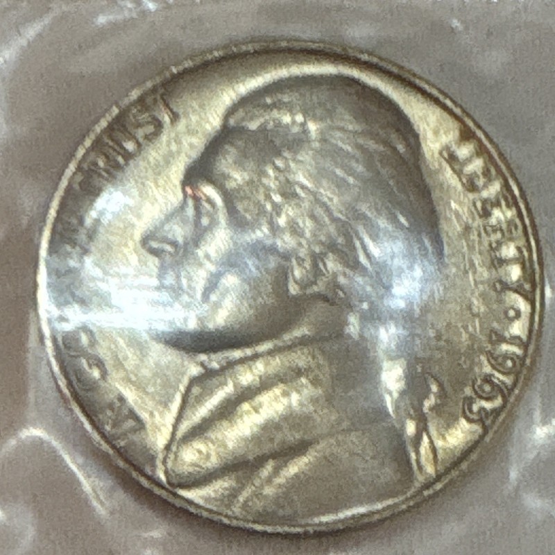1963-P Jefferson Nickel 5C Business Strike Philadelphia KM#A192
