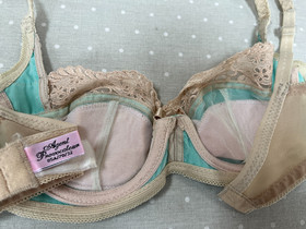 Agent Provocateur 32A 32B 34A aqua silk vintage demi bra