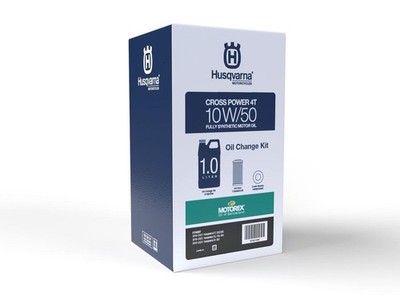 Husqvarna Motorex Oil Change Kit 10W/50 Full Synthetic Filter Washer U7021040
