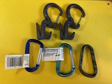 2-Nite Ize Figure 9 Carabiner Rope Tightener Small- Black 50#+3 Key Biners L-CB