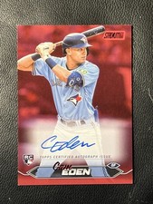 CAM EDEN 2024 Topps Stadium Club Red Foil Auto 7/50 RC