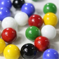Mega Game Glass Marbles - Replacement Marbles -14mm - Set of 60