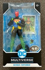 DC Multiverse McFarlane Platinum Edition Batman Superman Fusion Figure NIB