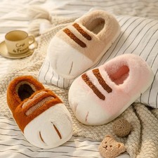 Cat Paw Slippers For Women Feet Cute Cat's Slippers, Winter Warm Slippers