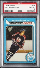1979 TOPPS #18 WAYNE GRETZKY ROOKIE RC PSA 6