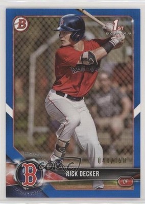 2018 Bowman Draft Blue /150 Nick Decker #BD-124 uk2