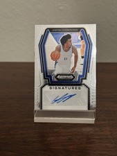 2024 Panini Prizm Draft Picks Auto Justin Champagnie S-JCM Wizards