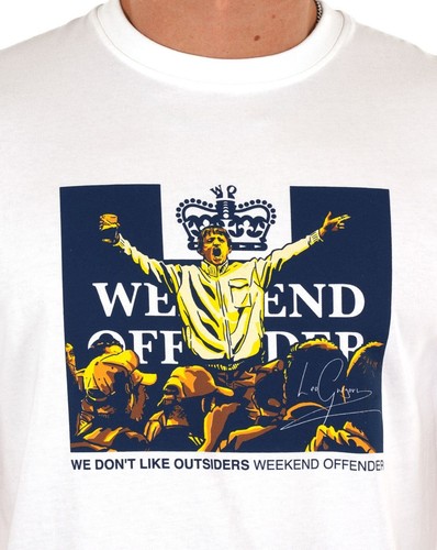 Weekend Offender Leo Gregory T Shirt White - Picture 2 of 2
