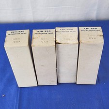 Lot of 4 NOS CXK Projection Bulbs 300W 125V CBJ – Ken-Rad – Vintage Bulbs