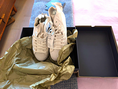 Y-3 NIZZASTAR HI Men s White High Top Lace-Up Sneakers w/ Box JR4251