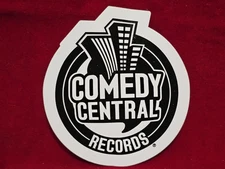 COMEDY CENTRAL RECORDS Promo Vinyl Sticker 3.5in NEW Old Stock 2006