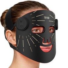 Red Light Therapy for Face,4 Modes Portable LED Face Mask, Red and 850nm Infr...