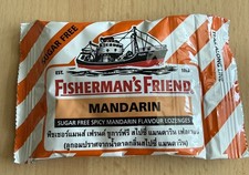 Fishermans Friend Mandarine ohne Zuckerfrei 22g Beutel