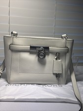 Michael Kors Hamilton Small Leather Satchel W...