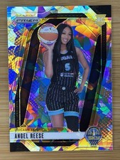 2024 Prizm WNBA Angel Reese Silver CRACKED ICE Variation RC 147 Chicago Sky SP