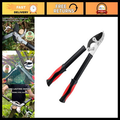 Heavy Duty 18'' Tree Lopper Pruning Shears, Compound Action Branch Cutter, 1.6'' C