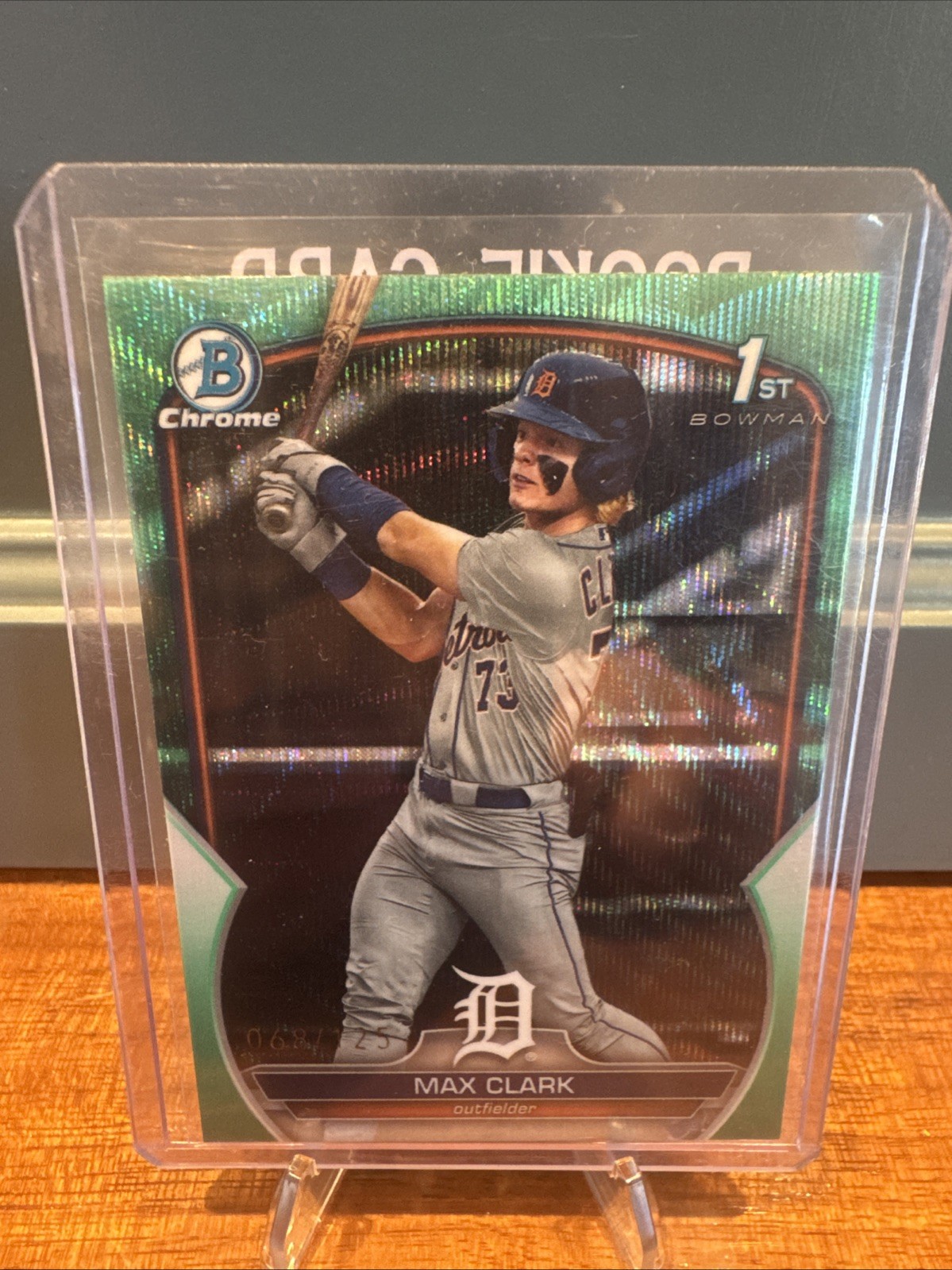 2023 Bowman Draft Chrome Max Clark #BDC-76 Aqua Wave Refractor /125 (RC)