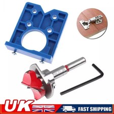 For Kitchen Cabinet Doors 35mm Concealed Cabinet Hinge Hole Cutter with Drill UK