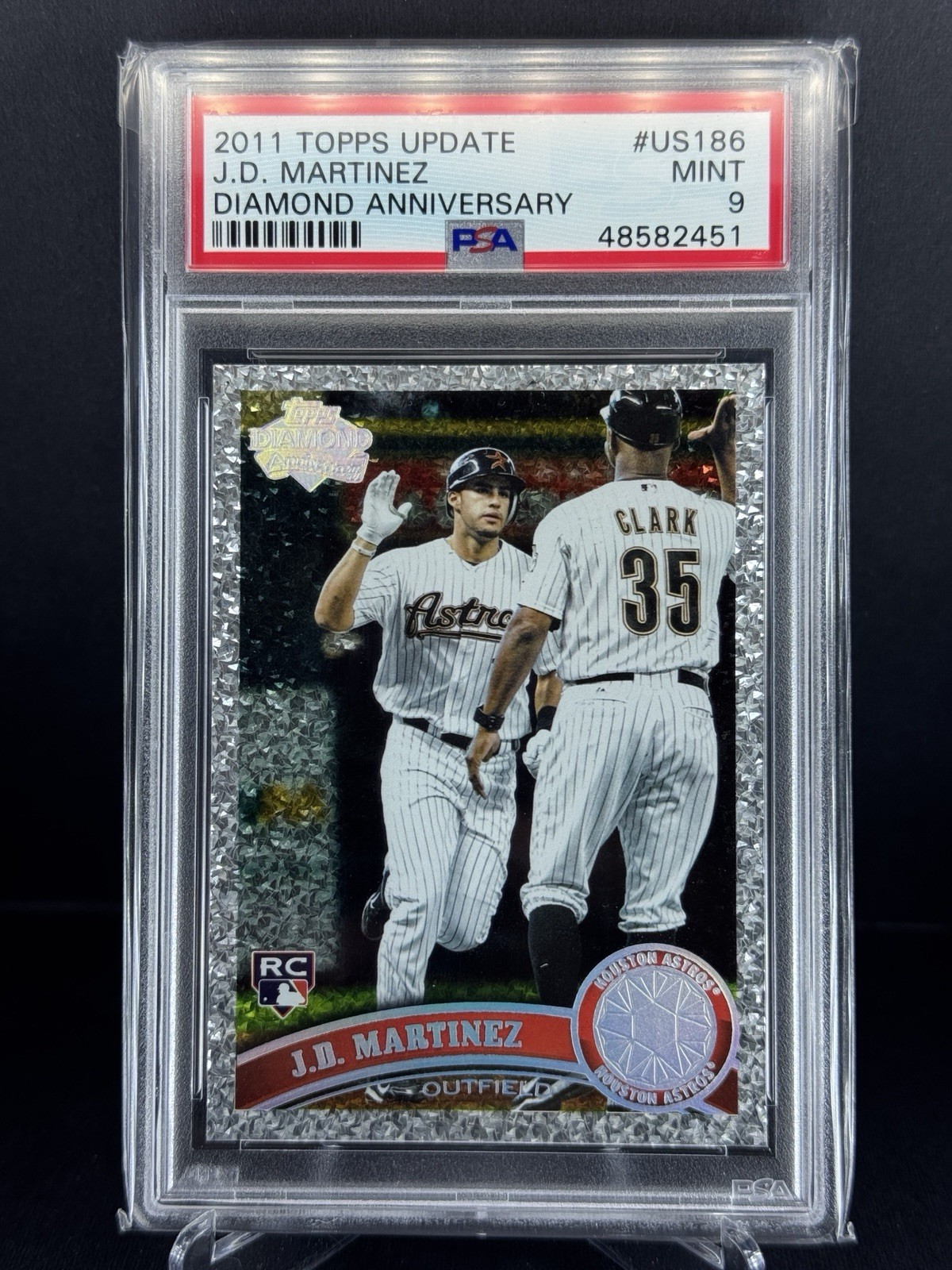 2011 Topps Update Diamond Anniversary JD Martinez #US186 PSA9