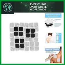 Universal 2"X2" TENS Electrotherapy Pads - 48 Reusable Patches for Pain Relief