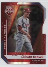 2021 Panini Elite Extra Edition Prime Numbers A 41/225 McCade Brown #104 17t2