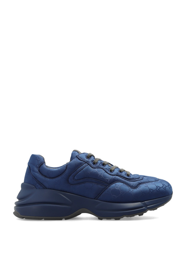 Gucci - Men - Sneakers with logo - Blue 204590₽