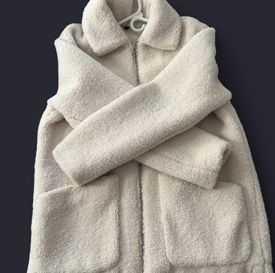 Oversized Teddy Coat Size Small