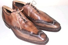 Calzoleria Harris 1913 Włoskie norweskie Welted Oxford Brogue Shoes 7