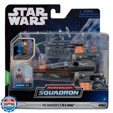 Star Wars Micro Galaxy Squadron Poe Dameron's T-70 X-Wing - 5-Inch Starfighte...