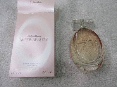 CK Sheer Beauty by Calvin Klein 3.3 oz EDT Perfume for Women New In Box