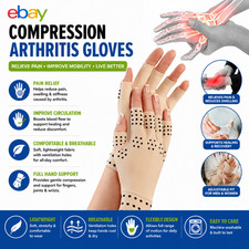 Magnetic Anti-Arthritis Hand Support Joint Finger Compression Pain Relief Gloves