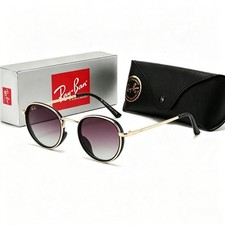 New Ray-Ban RB28754 Sunglasses Gold Frame Gradient Pink Lenses 52-17-145mm