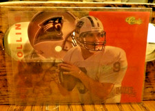 1995 Classic Limited Edition Images Football Kerry Collins Acetate Rookie Card