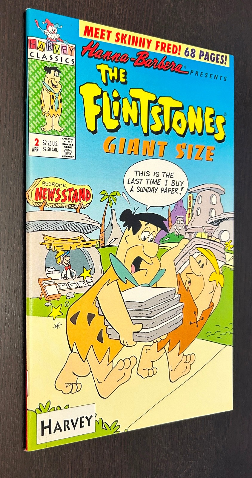 FLINTSTONES GIANT SIZE #2 (Harvey Comics 1992) -- NM-