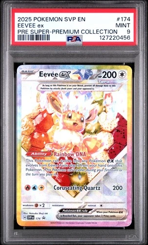 2025 Pokemon Svp En-Sv Black Star Promo #174 Eevee Ex Pre SPC PSA 9