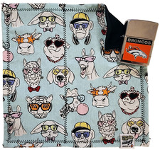 50 WAYS POCKET POCKET HANK Everyday Carry EDC Handkerchief Farm Party Animals