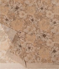 ROECKL Flower Wind Scarf Tuch Cashmere taupe Neu