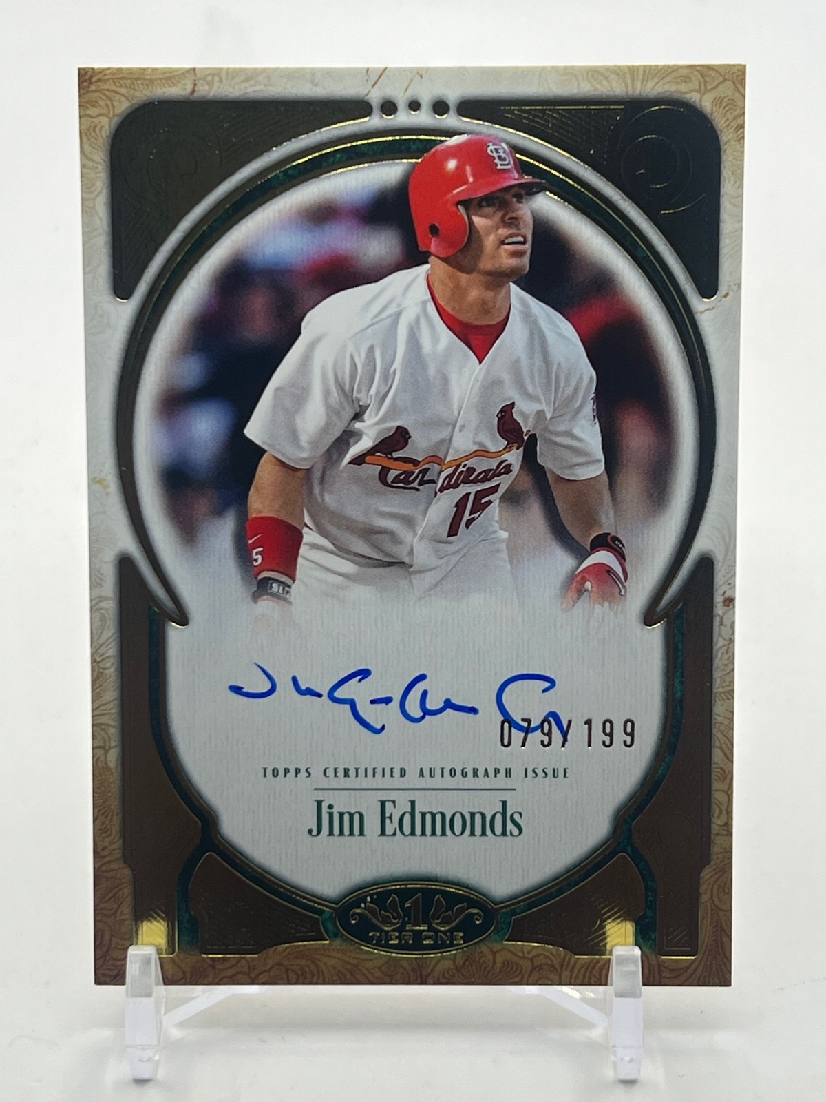 2026 Topps Tier One Jim Edmonds Prime Performers Auto /199 #PPA-JE Cardinals