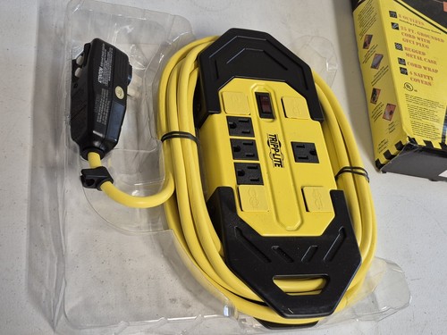 25FT 8 Outlet W/ GFCI Tripplite TLM825GF Surge Protectors ,Power Strips, New - 第 2/3 張圖片