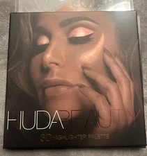 Huda Beauty 3D Highlighter Palette Golden Sands Edition 4 Shades - NIB