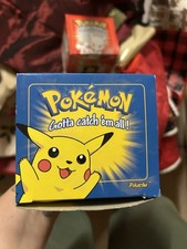 23K Gold Plated PIKACHU Trading Card 1999 Burger King Pokemon Ball Complete New 