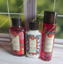 bath and body works viva brazil fine fragrance mist shower gel body lotion
