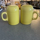 Fiesta Fiestaware Large Salt and Pepper Shaker Shakers Stovetop Yellow