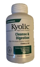 Wakunaga Kyolic Aged Garlic Extrat Canadida Cleanse Digestion Formula 102 200 Ct